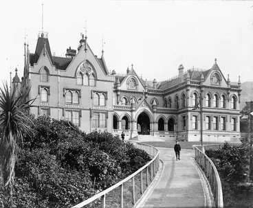 Image: Parliament Buildings, from Sydney Street, Wellington