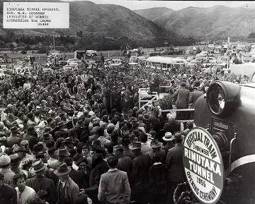Opening of the Rimutaka Tunnel : Photograph