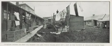 Fourteen houses and shop all sharing one yard Image: Fourteen houses and shop all sharing one yard