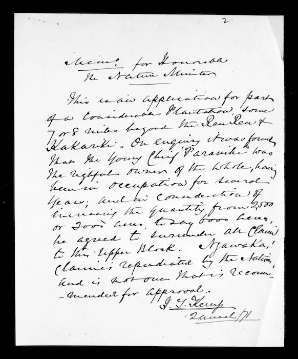 Letter from H Tacy Kemp to McLean (translation)