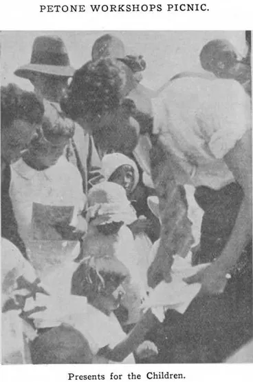 Image: Petone Workshops Picnic. — Presents For The Children