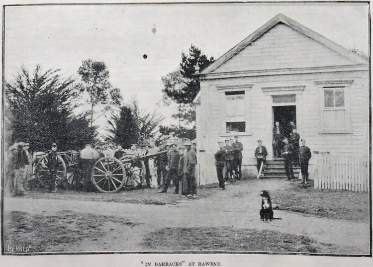 'IN BARRACKS' AT RAWENE