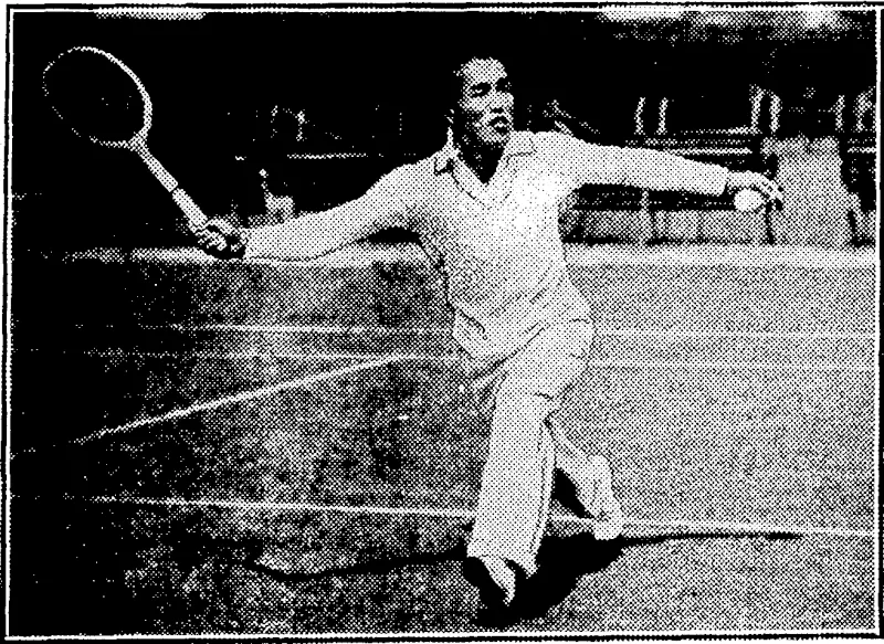 JIRO SATOH, caplacn of the Japanese Davis Cup team, ivho, ivhlle en'roule for-Europc, has been compelled to break his journey and return to Japan on account of ill health. (Evening Post, 05 April 1934)