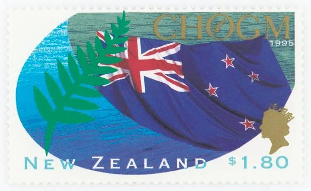 Issued one dollar and eighty cents 'Commonwealth Heads of Government Meeting' stamp