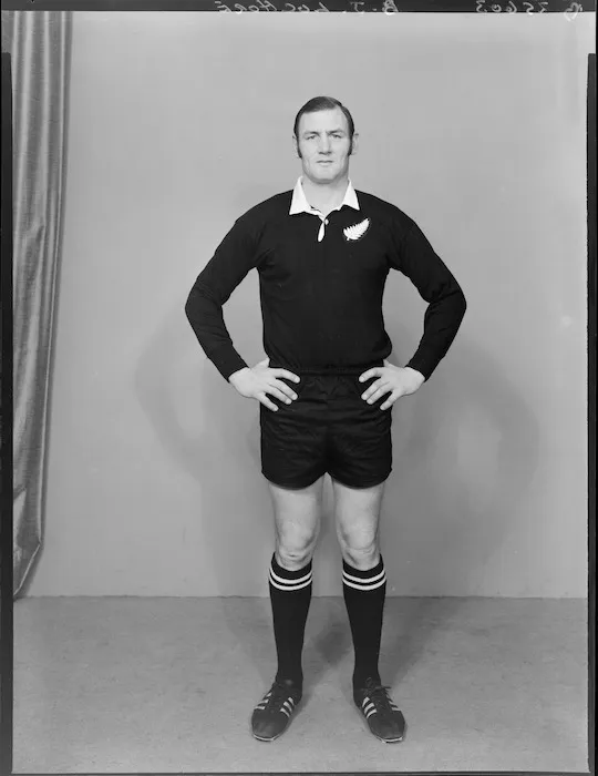 B J Lochore, member of the All Blacks, New Zealand representative rugby union team