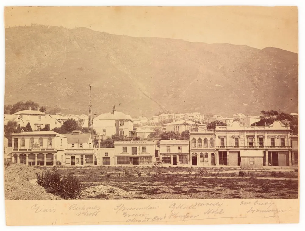 Lambton Quay from reclamation
