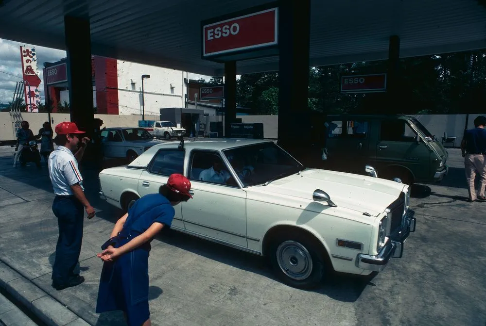 Japan series: Esso petrol station
