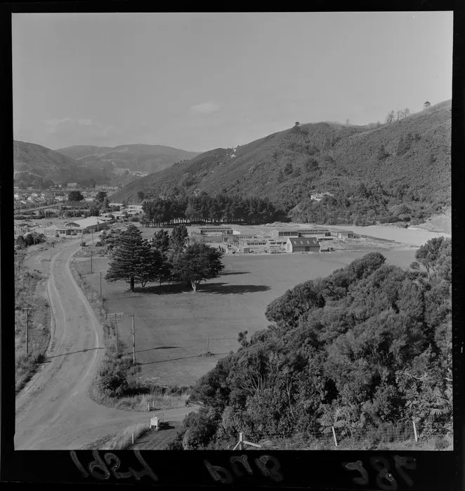 View of Taita College, Lower Hutt, under construction