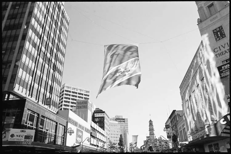 Commonwealth Games Banner, Queen Street, 1990