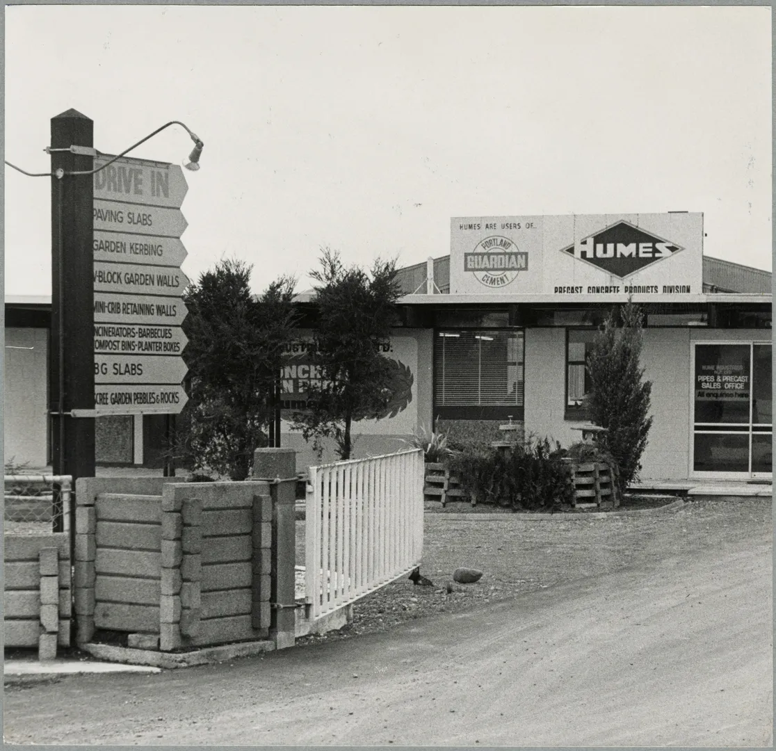 Humes office in Hornby