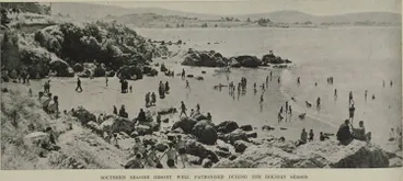 Image: Southern seaside resort well patronised during the holiday season