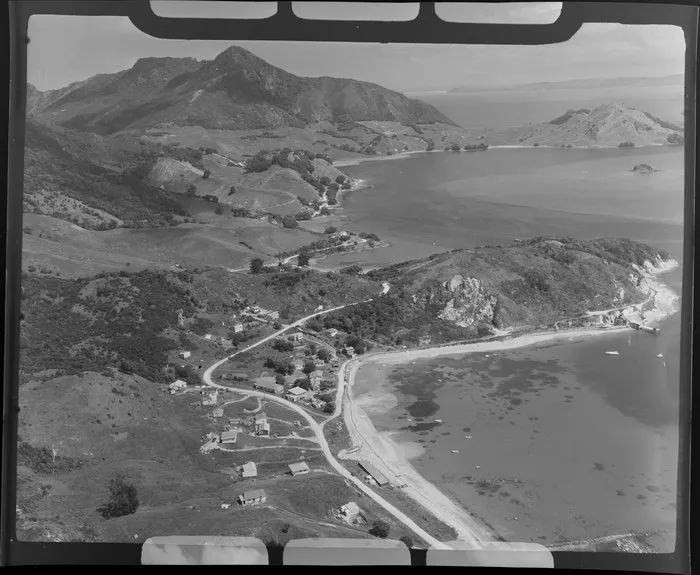 Taurikura Bay, Whangarei, Northland, showing Mckenzie Bay