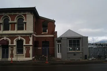 Image: Damage to buildings in Norwich Quay