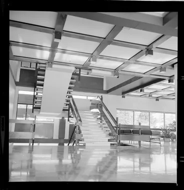 Image: Stairs in Lincoln College, Canterbury