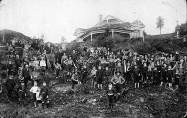Tree planting at Northcote Wharf, Northcote, Auckland. Image: Tree planting at Northcote Wharf, Northcote, Auckland.