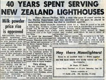 Henry Phillips : newspaper article