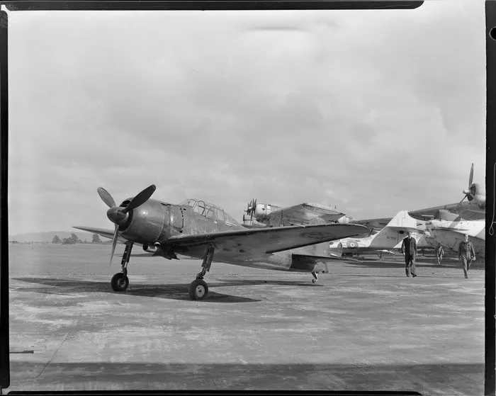 Captured Japanese Mitsubishi Zero Zeke aircraft from the Pacific war, Hobsonville