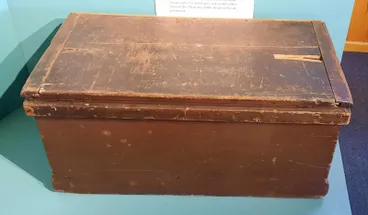 Image: Cabin Trunk - Belonging to the Robins Family - 1875 Voyage