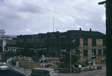 Image: Lowering the railway line.