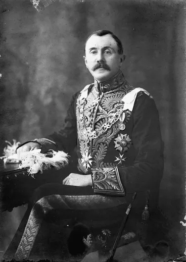 Image: Governor of New Zealand, Lord Ranfurly, in ceremonial uniform