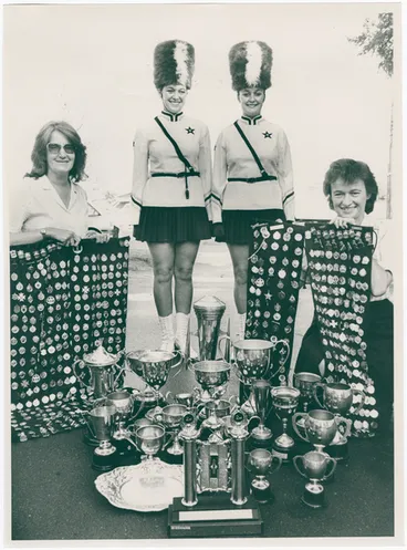 Image: Marching trophies and medals