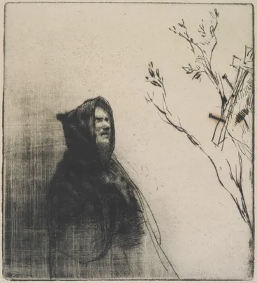 Image: A monk praying, St. Francis