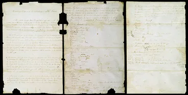 Image: He Whakaputanga o te Rangatiratanga o Nu Tireni (known as The Declaration of Independence), 1835