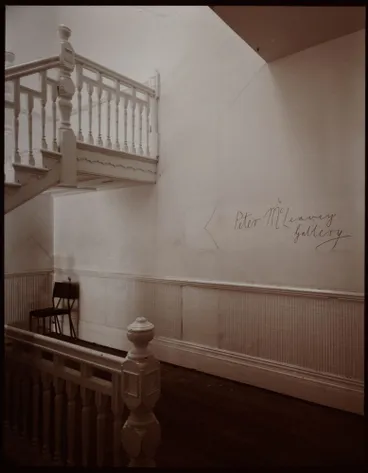 Image: Approach to the Peter McLeavey Gallery (with the original sign), 20/10/2001