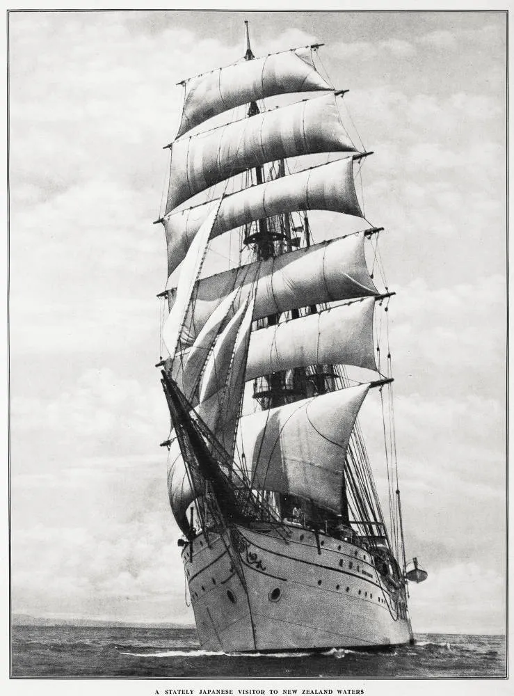 A stately Japanese visitor to New Zealand waters