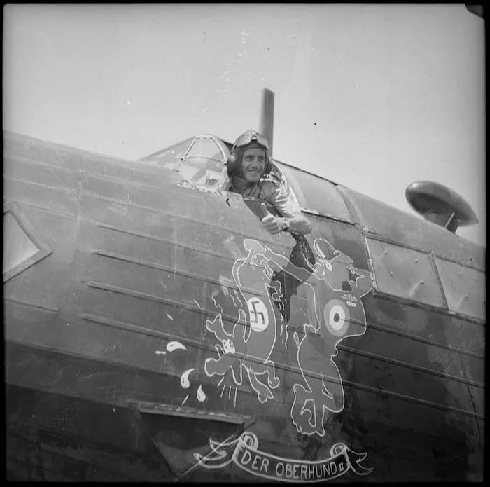Flying officer from Timaru in Wellington bomber in Egypt
