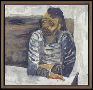 Image: Woollaston, Mountford Tosswill (Sir), 1910-1998 :Portrait of Michael King. 1987.