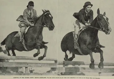Image: Jumping at the Kumeu Show, North Auckland