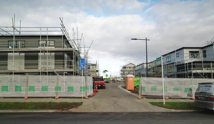 House under construction, Sunnymead Road, Glen Innes, 2017