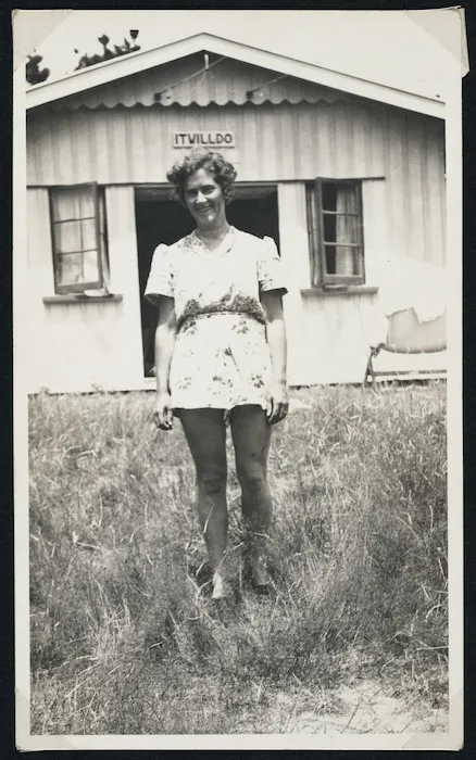 Ngaire Conlon outside the It will do bach in Monaco, Nelson