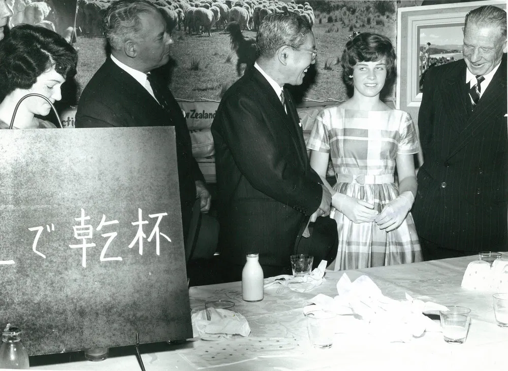 New Zealand Dairy Board. Prime Minister of Japan visit, 1963