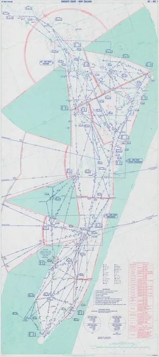 Enroute chart, New Zealand [electronic resource] : AIP New Zealand.