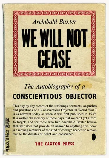 Punishing conscientious objectors: We will not cease, 1968 Image: Punishing conscientious objectors: We will not cease, 1968