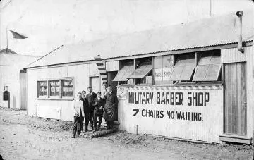 Military Barber Shop, Featherston Camp : digital image