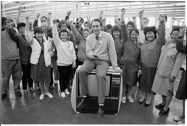 Image: Last TV set at Philips Electronic Centre, Naenae, Lower Hutt - Photograph taken by Martin Hunter