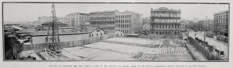 The Site Of Auckland's New Post Office