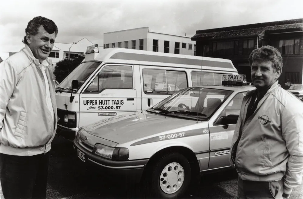 Upper Hutt Taxi Society; Layton Edwards, Ross McMurray, taxi proprietors.