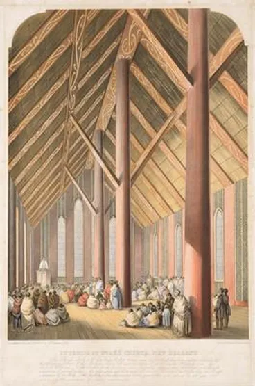Image: Interior of Rangiatea Church at Otaki