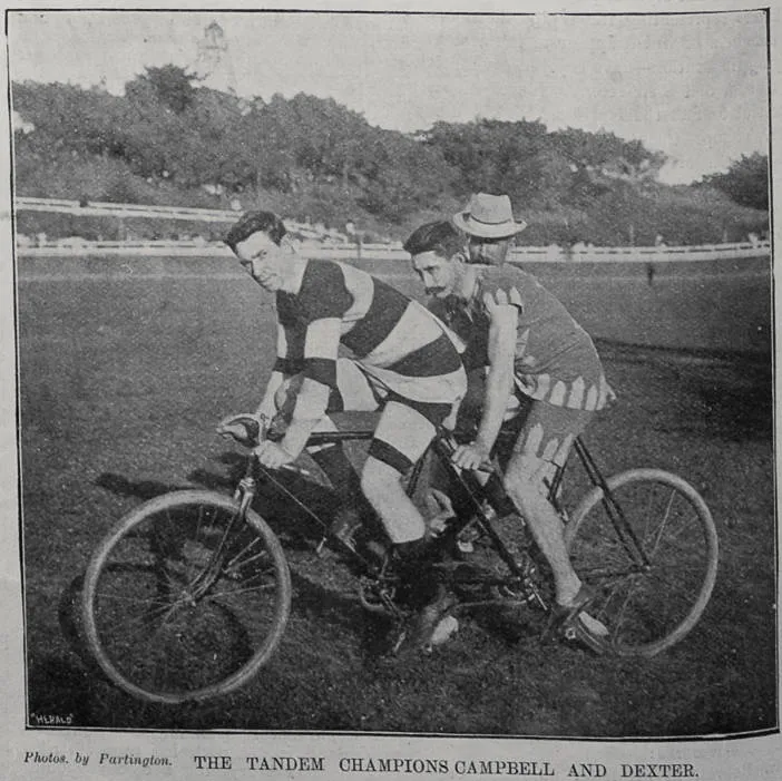 The tandem champions Campbell and Dexter