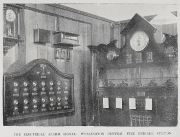 Image: Up-to-date fire-fighters: The Wellington Brigade and it's appliances