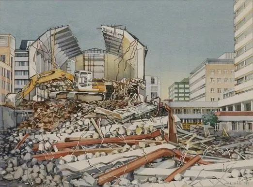 Civic Square, Hamilton (Demolition of William Paul Hall)