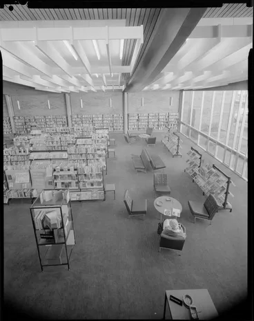 Image: Public library, interior, Gisborne