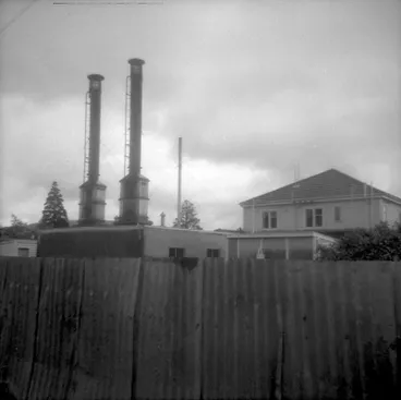 Image: Furnaces at the Reserve Bank's Upper Hutt premises, July 1972