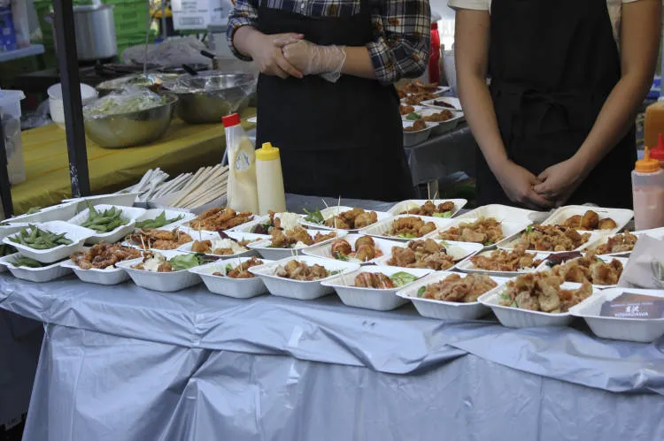 Traditional Asian food, Auckland Lantern Festival.