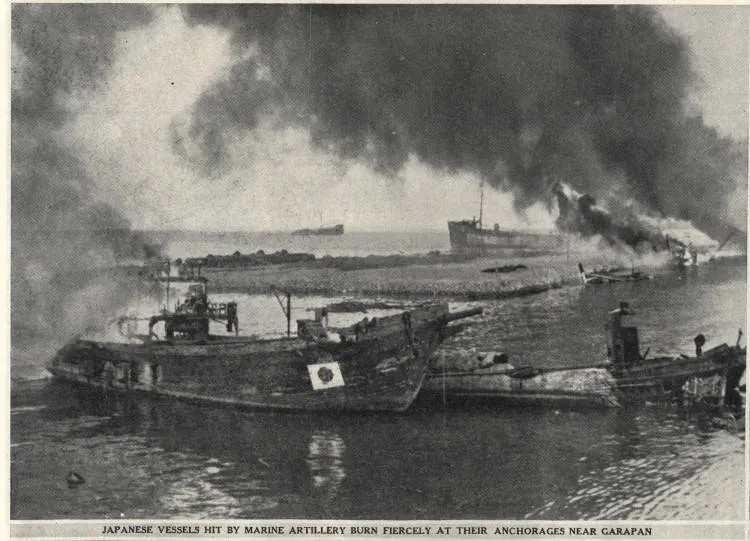 The battle for Saipan island