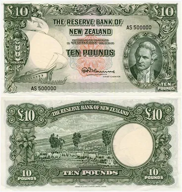 Image: Second series of banknotes: £10